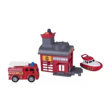 Ігровий набір Road Rippers Mini City Playsets Пожежна станція 