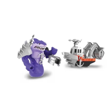 Игровой набор Road Rippers Лодка и фиолетовый акуломонстр Игровой набор Road Rippers Лодка и фиолетовый акуломонстр