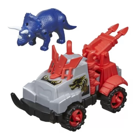 Игровой набор Road Rippers Машинка и синий трицератопс Игровой набор Road Rippers Машинка и синий трицератопс