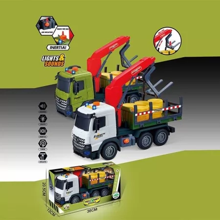 Музыкальная машина BabyToys 687-60 инерционная разные цвета