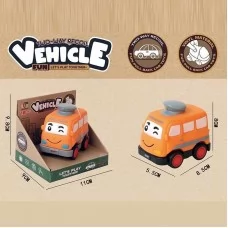 Мягкая игрушка автобус BabyToys 2684 A1 инерционная