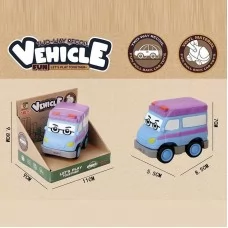 Мягкая машинка автобус BabyToys 2684 A2 инерционная