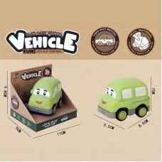 Мягкая машинка автобус BabyToys 2684 с инерционным ходом