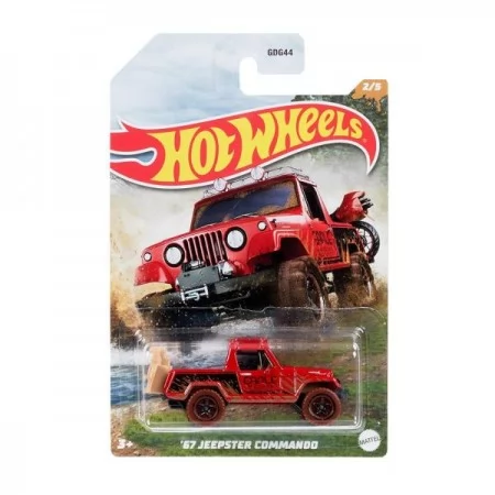 Машинка Hot Wheels Підкорювачі бездоріжжя 67 Jeepster Commando HFW36-HDH08 Машинка Hot Wheels Підкорювачі бездоріжжя 67 Jeepster Commando HFW36-HDH08