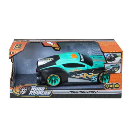 Машинка Road Rippers Burnout Blue со светом и звуком 