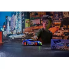 Машинка Road Rippers Speed Swipe Bionic Blue со световыми и звуковыми эффектами 