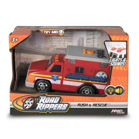 Машинка Road Rippers Скорая помощь со световыми и звуковыми эффектами Машинка Road Rippers Скорая помощь со световыми и звуковыми эффектами