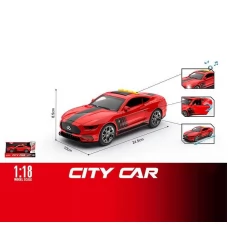 Машинка WY 1162 H масштаб 1: 18, світлові та звукові ефекти, гумові шини, дверцята відкриваються, інерція, в коробці