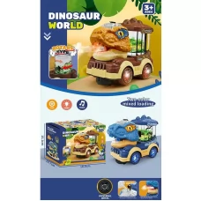 Музична машинка динозавр інерційна BabyToys 2 види