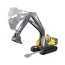 Модель Bburago Construction Экскаватор Volvo Ec220E 1: 50 18-32086 Модель Bburago Construction Экскаватор Volvo Ec220E 1: 50 18-32086