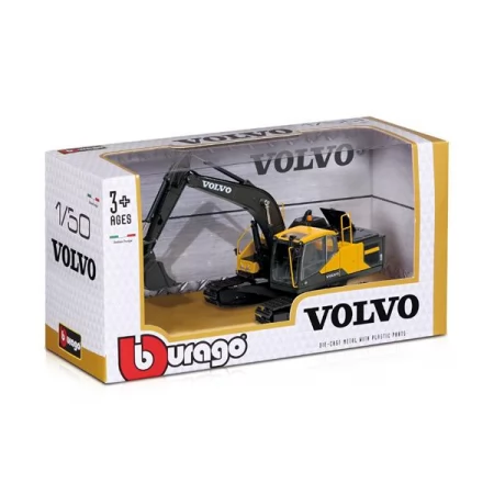 Модель Bburago Construction Экскаватор Volvo Ec220E 1: 50 18-32086 Модель Bburago Construction Экскаватор Volvo Ec220E 1: 50 18-32086