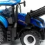 Модель Bburago Farm Трактор New Holland T7.315 с фронтальным погрузчиком 1: 32 18-31632
