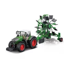 Модель Bburago Трактор Fendt 1050 Vario с роторными валковыми граблями 1: 32 18-31665 
