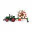 Модель Bburago Трактор Fendt 1050 Vario с роторными валковыми граблями 1: 32 18-31665