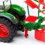 Модель Bburago Трактор Fendt 1050 Vario с роторными валковыми граблями 1: 32 18-31665