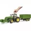 Модель Bruder Трактор John Deere з причіпом 1: 16 Модель Bruder Трактор John Deere з причіпом 1: 16