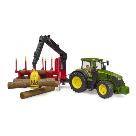 Модель Bruder Трактор John Deere с прицепом и манипулятором 1: 16