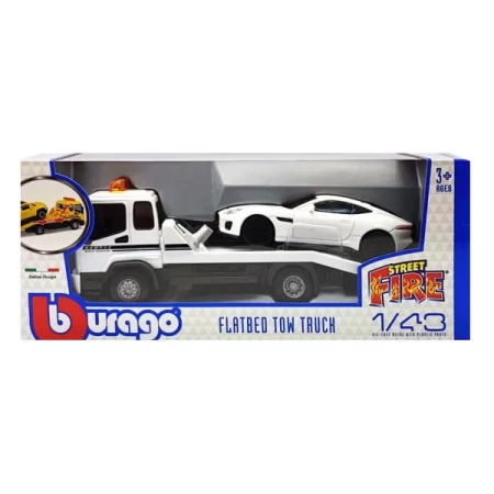 Набір Bburago Евакуатор з автомоделлю Jaguar F-Type R-Dynamic V6, 1: 43 18-31419