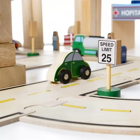 Набор грузовиков Guidecraft Block Play к Дороге из дерева, 12 шт. G6718