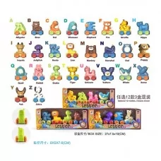 Набор машинок BabyToys JZD 136 инерционные 4 штуки