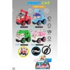 Набор машинок BabyToys LY 048 B инерционные 12 штук