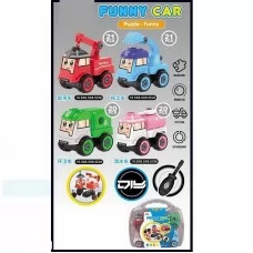 Конструктор машинка LY 051 B с винтами, 4 шт в чемодане