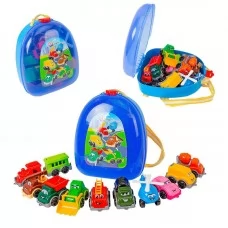 Набор машин Technok Toys инерционный в рюкзаке