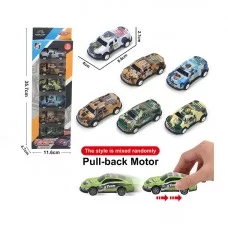 Набор металлических машинок BabyToys YJ801-28, 6 шт.