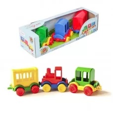 Паровозик детский Kid cars Tigres 39260 инерционный 3 шт