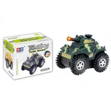 Танк игрушка BabyToys инерционный со светом на батарейках