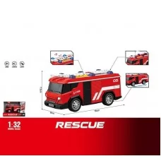 Пожарная машина BabyToys WY 1134 A инерционная со светом Пожарная машина BabyToys WY 1134 A инерционная со светом