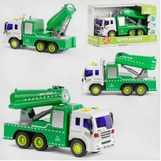 Спецтехніка WY 352 C "Дезинфектор", інерційна, помповий насос, парогенератор, тріскачка, звуки, світло, в коробці Спецтехніка WY 352 C "Дезинфектор", інерційна, помповий насос, парогенератор, тріскачка, звуки, світло, в коробці