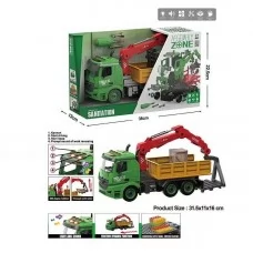 Погрузчик YW 9072 A с инерцией, звуком и светом