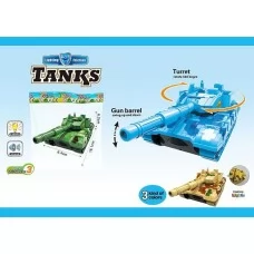 Танк BabyToys 7702 инерционный с звуком и светом Танк BabyToys 7702 инерционный с звуком и светом