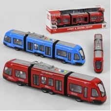 Инерционный трамвай BabyToys WY 930 AB со светом и звуком