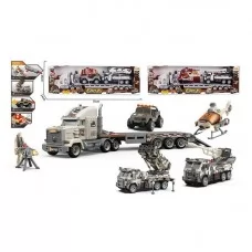 Инерционный трейлер BabyToys HH 3039 со звуком и светом Инерционный трейлер BabyToys HH 3039 со звуком и светом