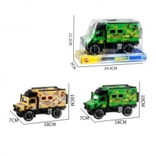 Військовий вантажівка BabyToys 9891-5F інерційна пластик Військовий вантажівка BabyToys 9891-5F інерційна пластик