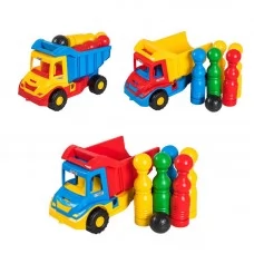  Вантажівка з кеглями "Multi truck" 39220 3 кольори, "Tigres"