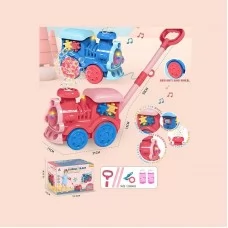 Каталка с мыльными пузырями BabyToys 8525 A пластиковая