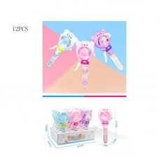 Мильні бульбашки BabyToys ручний вентилятор висота 21 см