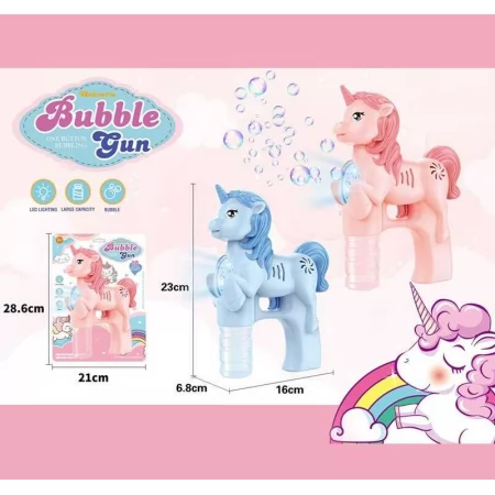 Пистолет с мыльными пузырями BabyToys 117 для детей 2 цвета