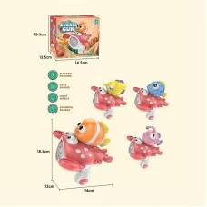 Дитячий пістолет із мильними бульбашками BabyToys 507 мікс видів