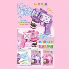 Пистолет для мыльных пузырей BabyToys 666-2 два цвета