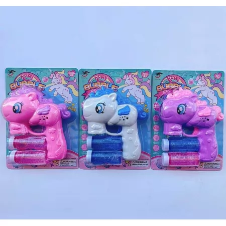 Пистолет с мыльными пузырями BabyToys 7739 3 цвета