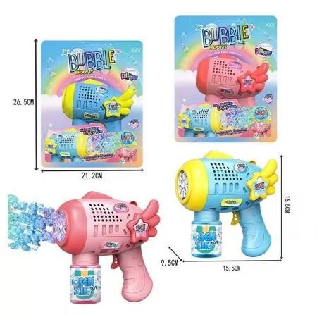 Пистолет с мыльными пузырями BabyToys 815 A для детей
