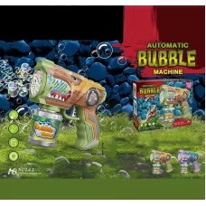 Пистолет с мыльными пузырями BabyToys 8899-41 автоматический со светом
