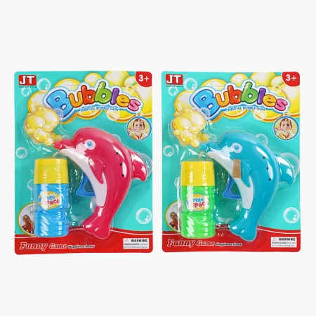 Дитячий пістолет для мильних бульбашок BabyToys JT 6080 2 кольори