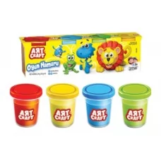 Набор пластилина для лепки, 560 г, 4 цвета, ART CRAFT 03280