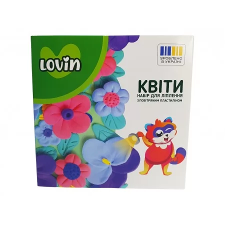 Набор для лепки объемной картины "Цветы", TM LOVIN'DO 7000227