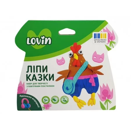 Набор для творчества с воздушным пластилином ЛипыСказки, TM LOVIN'DO 7000231 Набор для творчества с воздушным пластилином ЛипыСказки, TM LOVIN'DO 7000231
